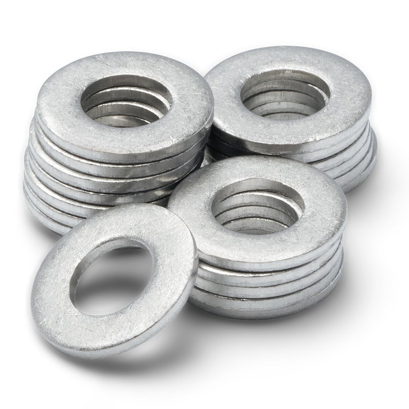 VOTEX - Made in USA - M12 12MM Oil Drain Plug Crush Washer Gasket Seal Ring - Oil/Coolant - Aluminum - 20 Pack - ACWM12 - Image 1